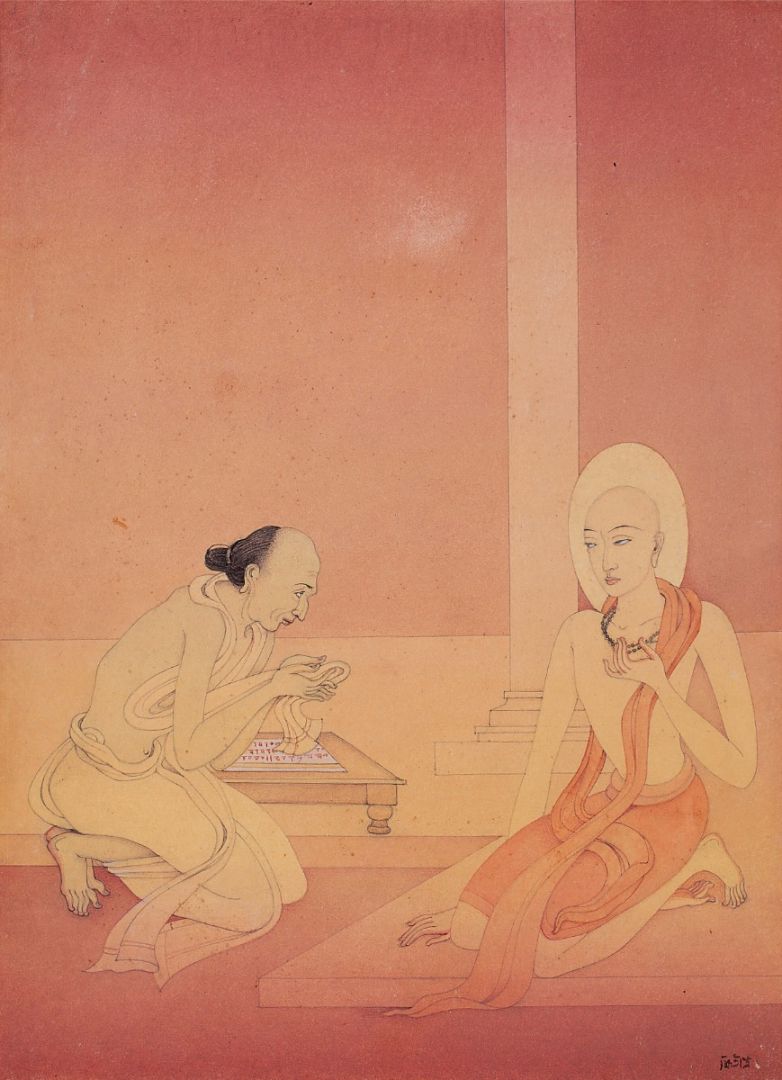 Sri Chaitanya & Vasudev Sarvabhauma
