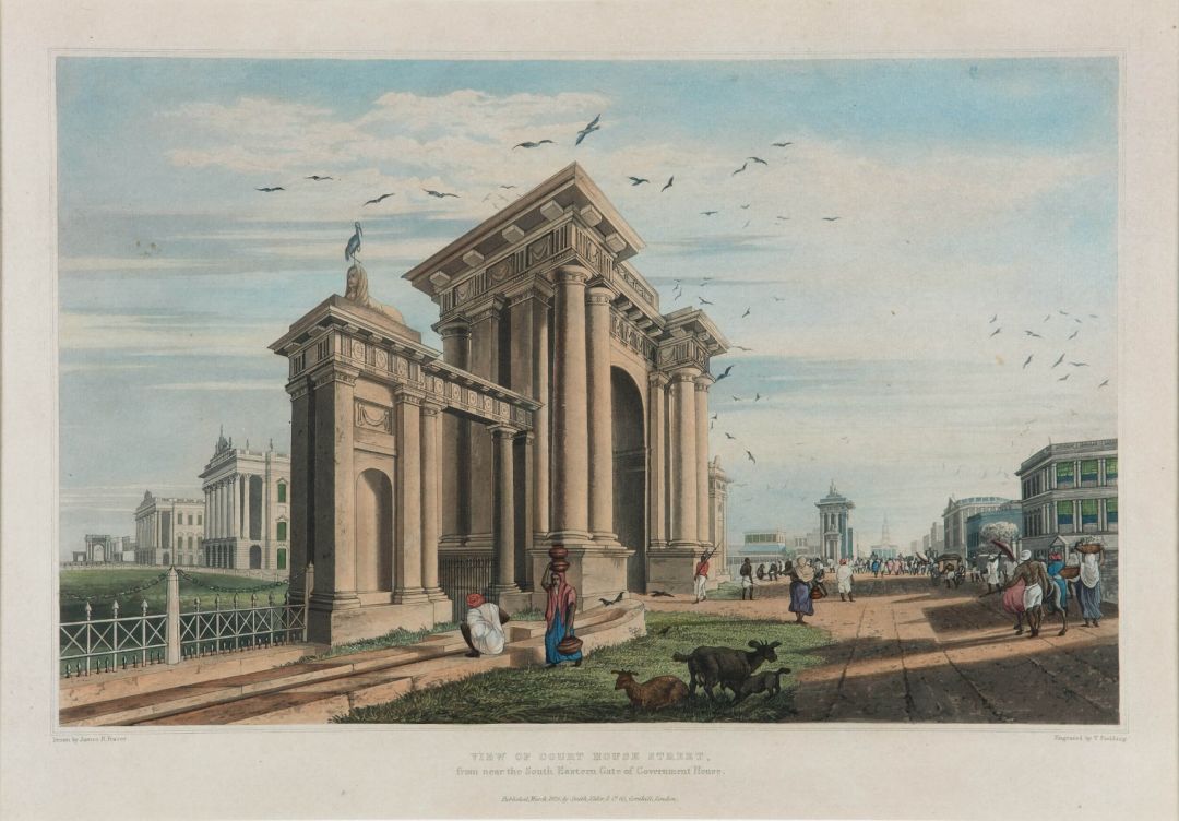 View of Court House Street from Near the South Eastern Gate of Government House